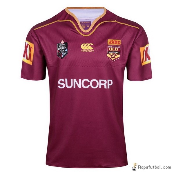 Camiseta Rugby QLD Maroons 2017 Rojo